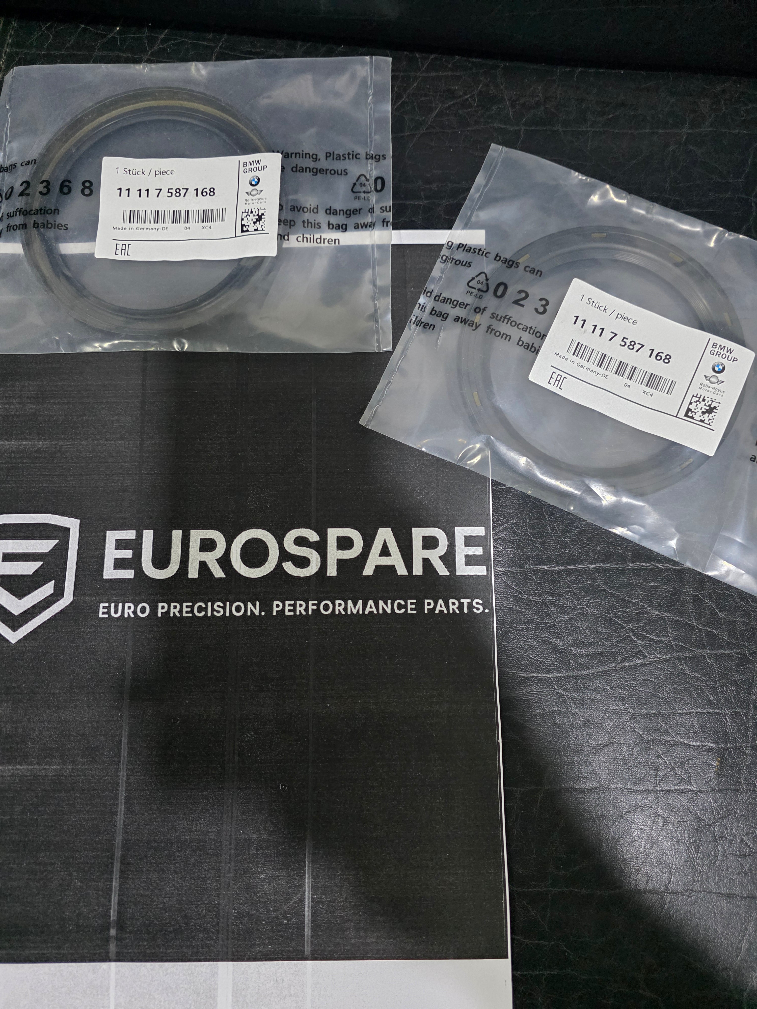 Shaft Seal / Main Oil Seal (Timing/Back) –BMW Models with N20, N52, N53, N54, N55, S55 Petrol Engines - 11117587168