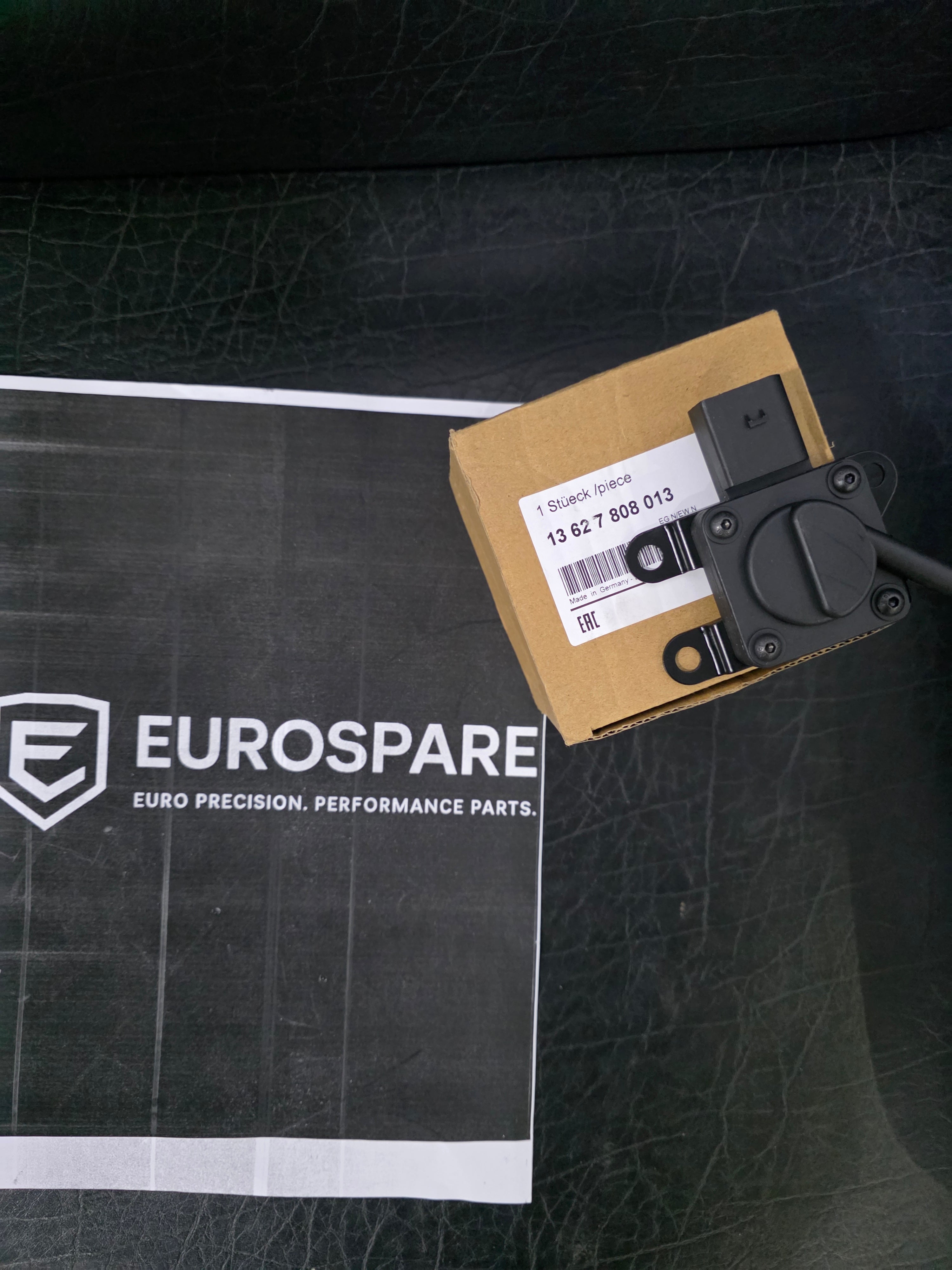 Exhaust Pressure Sensor – BMW 1 Series E81/E82/E87/E88; 3 Series E90/E91/E92/E93; 5 Series E60/E61/F07/F10/F11; 7 Series F01/F02; X1 E84; X3 E83/F25; X5 E70/F15; X6 E71 – N47/N57 Diesel Engines – 13627808013