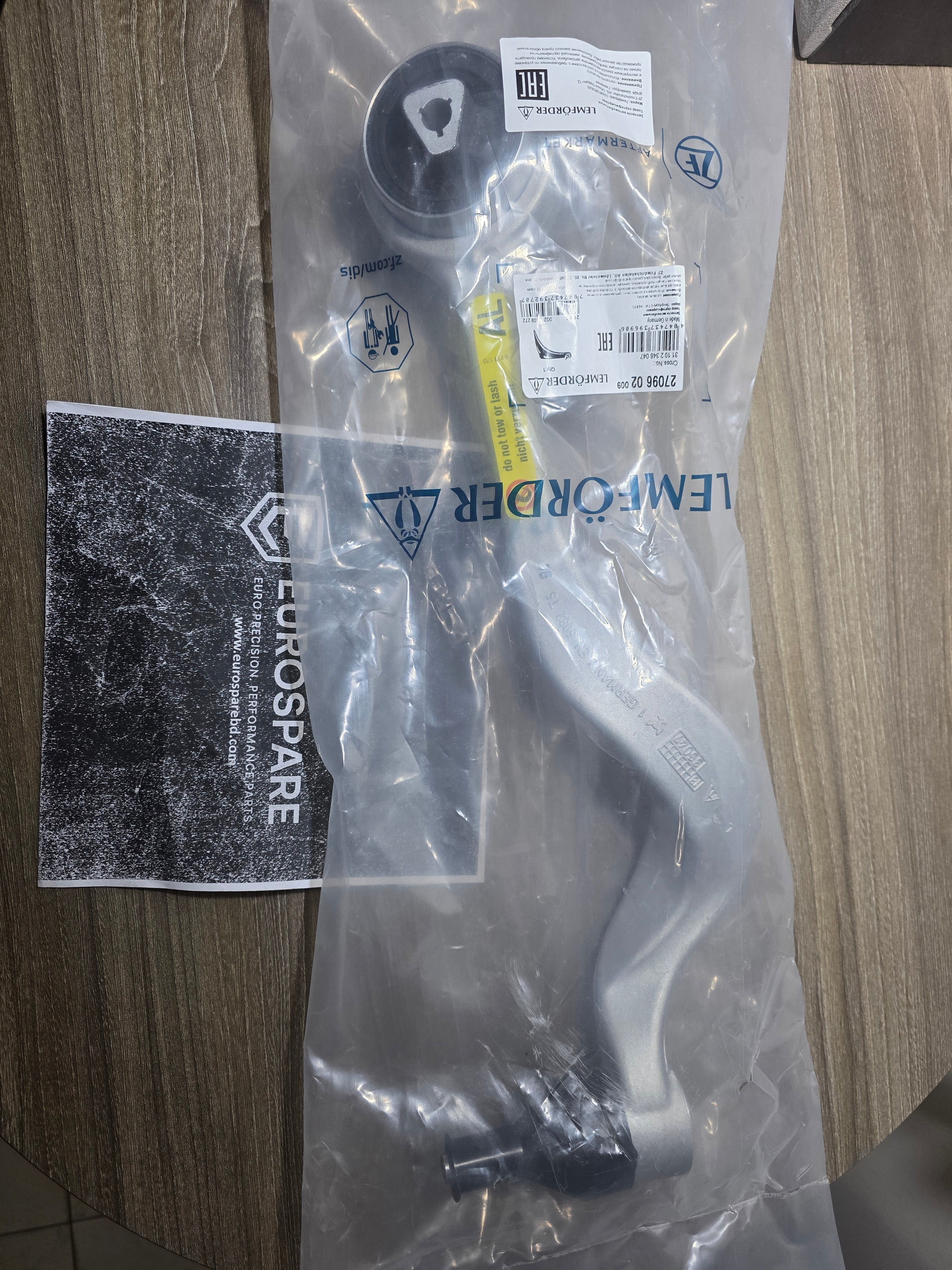 Front Radius Rod (Left) for BMW 5 Series Models (Lemforder/ Genuine) – E60/E61 – 31102348047