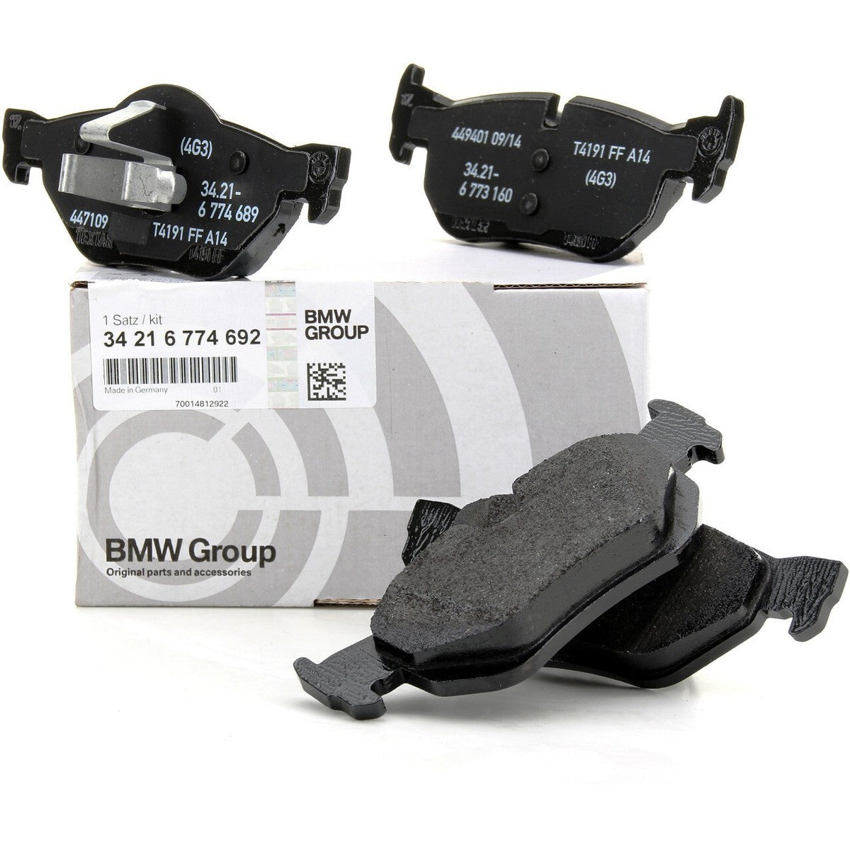 Brake Pads – BMW 5 Series F10/F11 (2010 -2016) – 34216774692