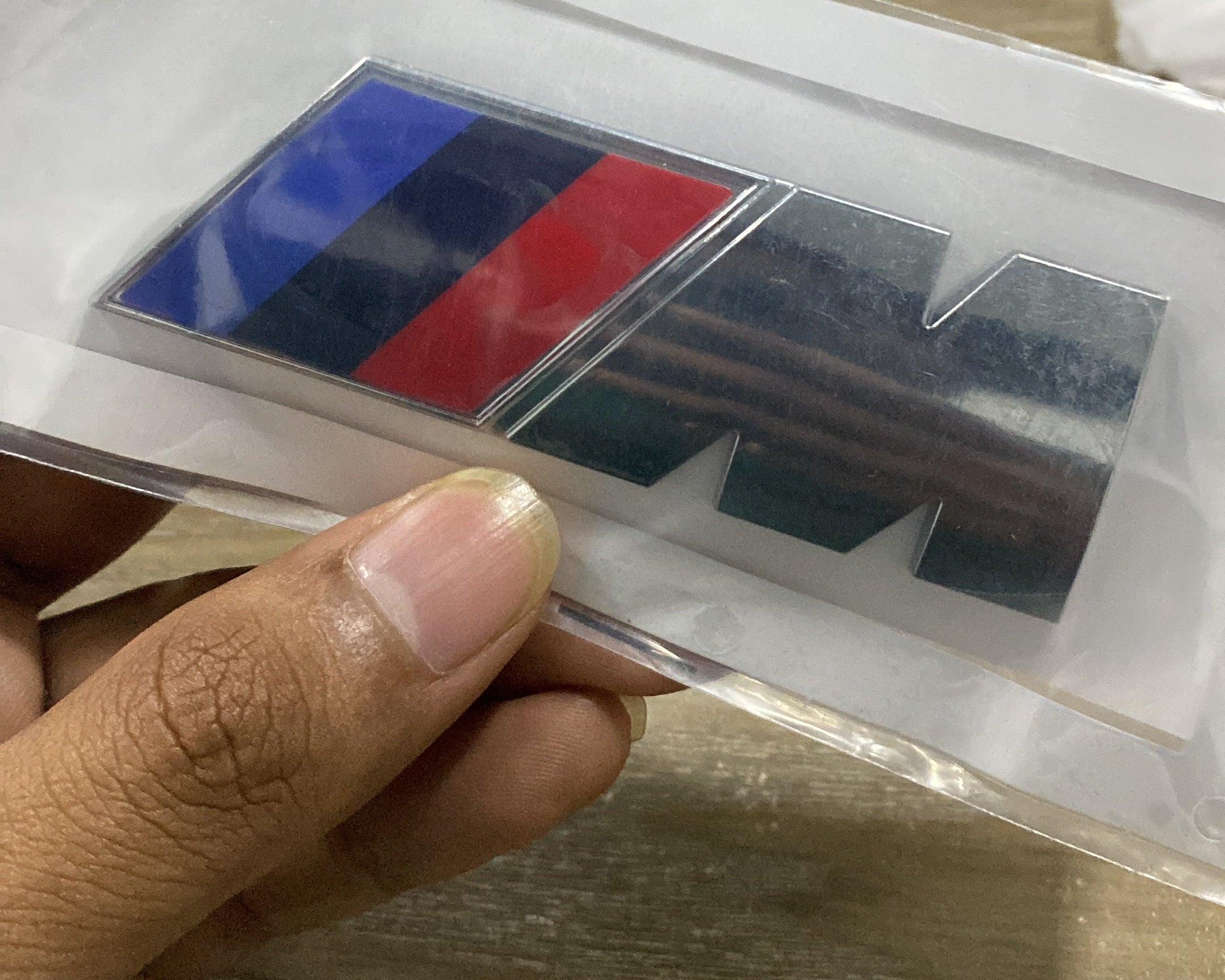 BMW M badge (White / Black)