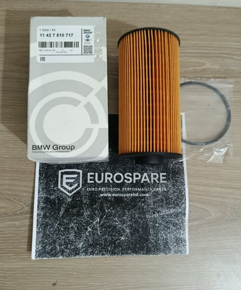 Engine Oil Filter for BMW 5' Series, 7' Series, 8' Series, X5 Series, Z Series Models – M60 / M62 / M70 / M73 / M73N / S62 / S70 Petrol Engines – 11427510717