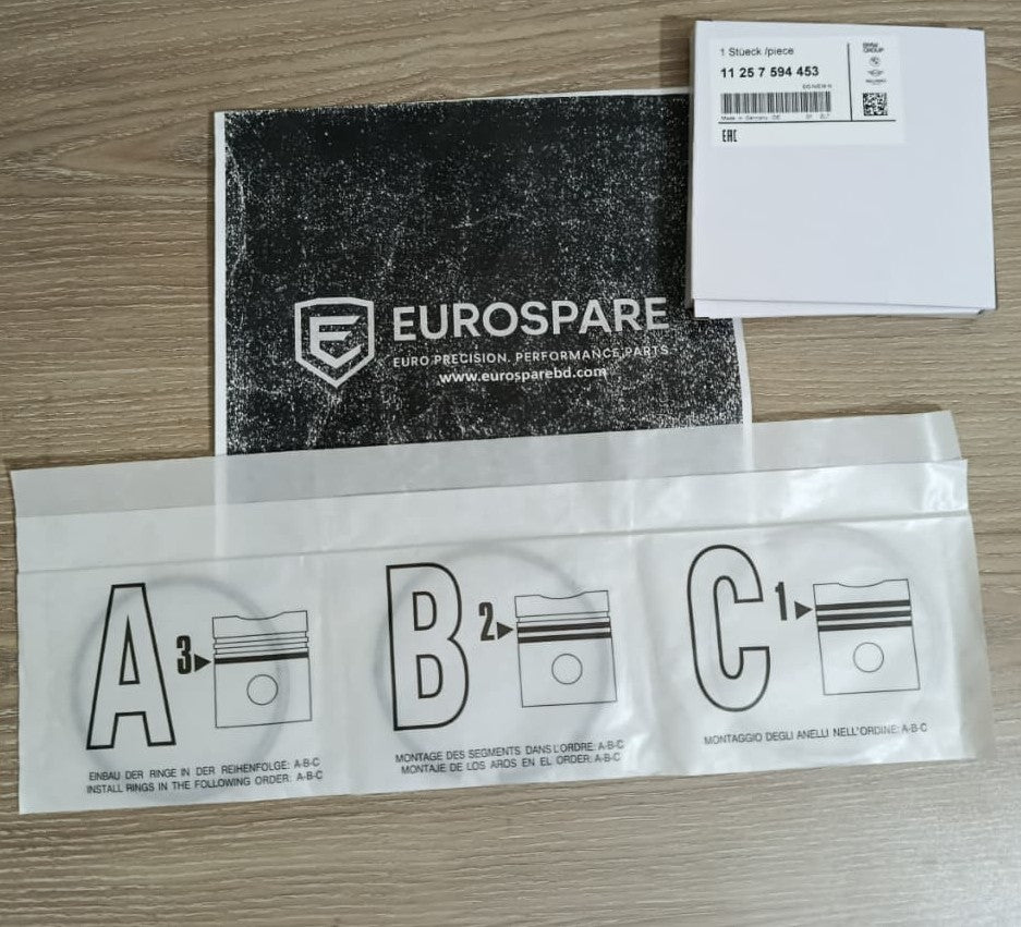 Piston Rings Repair Kit (Standard Size) for BMW Models – N20 / N26 Petrol Engines – 11257594453